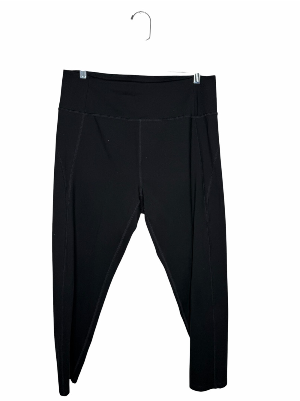 GIRLFRIEND COLLECTIVE / Black High Waisted Athletic Cropped Leggings / XXL